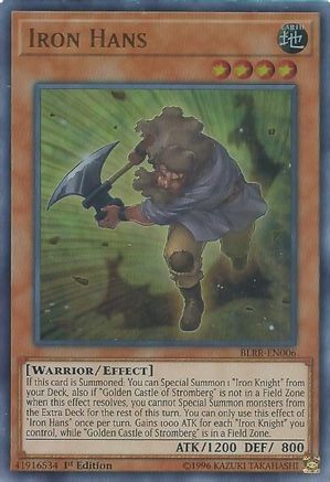 Iron Hans (BLRR-EN006) - Battles of Legend: Relentless Revenge 1st Edition - Premium Yugioh Single from Konami - Just $0.25! Shop now at Game Crave Tournament Store