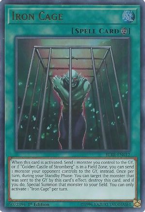 Iron Cage (BLRR-EN012) - Battles of Legend: Relentless Revenge 1st Edition - Premium Yugioh Single from Konami - Just $0.25! Shop now at Game Crave Tournament Store