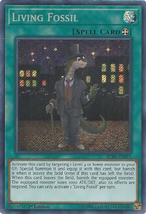 Living Fossil (BLRR-EN015) - Battles of Legend: Relentless Revenge 1st Edition - Premium Yugioh Single from Konami - Just $0.55! Shop now at Game Crave Tournament Store