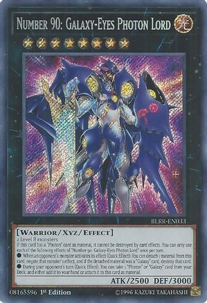 Number 90: Galaxy-Eyes Photon Lord (BLRR-EN033) - Battles of Legend: Relentless Revenge 1st Edition - Premium Yugioh Single from Konami - Just $19! Shop now at Game Crave Tournament Store
