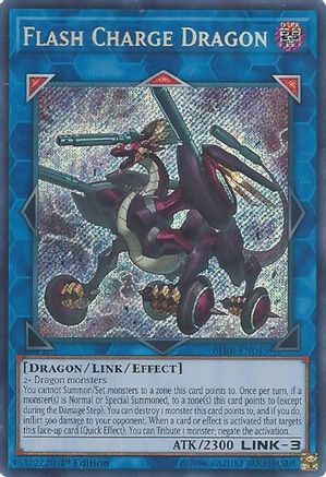 Flash Charge Dragon (BLRR-EN045) - Battles of Legend: Relentless Revenge 1st Edition - Premium Yugioh Single from Konami - Just $0.95! Shop now at Game Crave Tournament Store