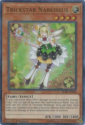 Trickstar Narkissus (BLRR-EN080) - Battles of Legend: Relentless Revenge 1st Edition - Premium Yugioh Single from Konami - Just $0.25! Shop now at Game Crave Tournament Store