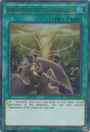 Banishment of the Darklords (BLRR-EN093) - Battles of Legend: Relentless Revenge 1st Edition - Premium Yugioh Single from Konami - Just $0.19! Shop now at Game Crave Tournament Store