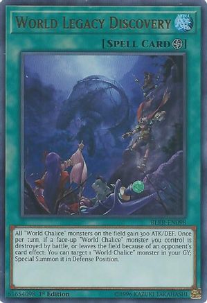 World Legacy Discovery (BLRR-EN098) - Battles of Legend: Relentless Revenge 1st Edition - Premium Yugioh Single from Konami - Just $0.25! Shop now at Game Crave Tournament Store