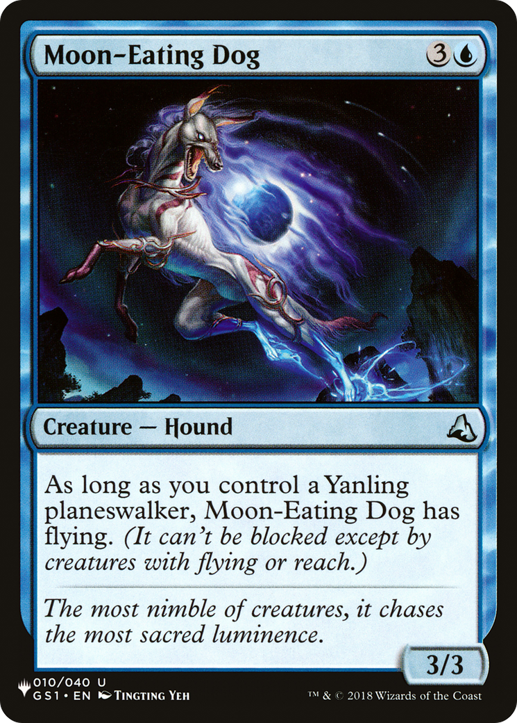 Moon-Eating Dog (PLIST-067) - The List - Premium MTG Single from Wizards of the Coast - Just $0.25! Shop now at Game Crave Tournament Store