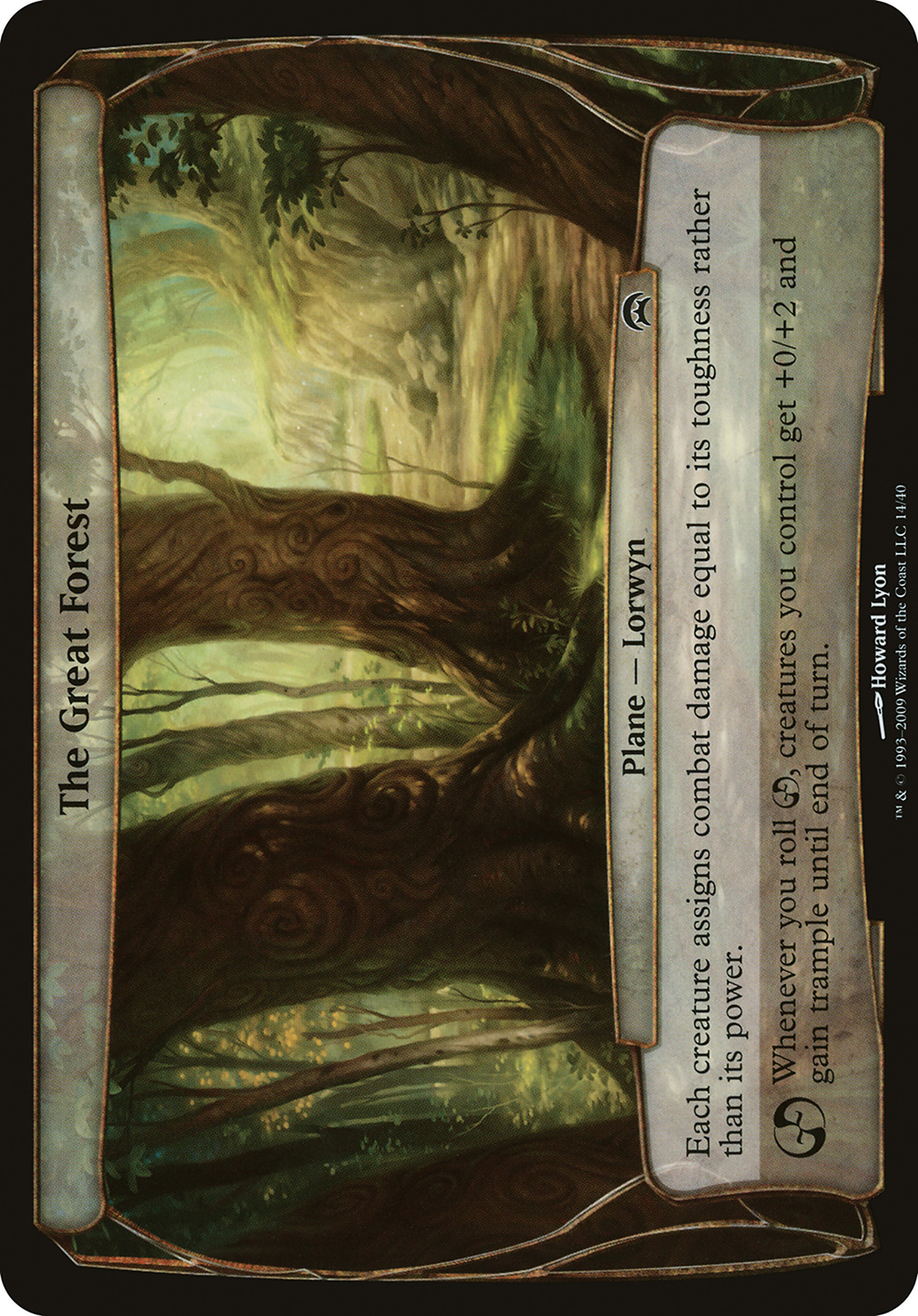 The Great Forest (OHOP-014) - Planechase Planes - Premium MTG Single from Wizards of the Coast - Just $0.79! Shop now at Game Crave Tournament Store