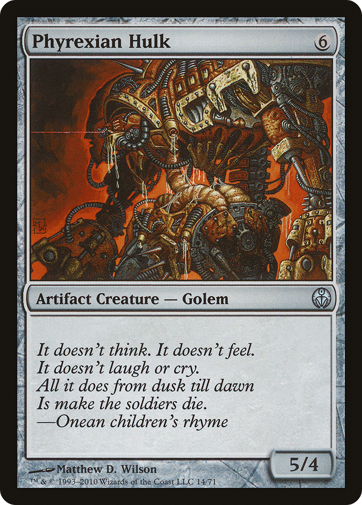 Phyrexian Hulk (DDE-014) - Duel Decks: Phyrexia vs. the Coalition - Premium MTG Single from Wizards of the Coast - Just $0.08! Shop now at Game Crave Tournament Store