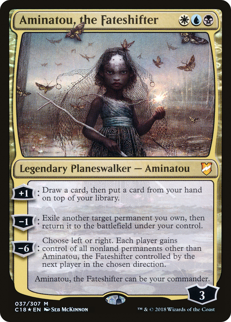 Aminatou, the Fateshifter (C18-037) - Commander 2018 Foil - Premium MTG Single from Wizards of the Coast - Just $0.61! Shop now at Game Crave Tournament Store