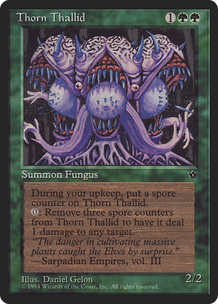 Thorn Thallid (FEM-80A) - Fallen Empires - Premium MTG Single from Wizards of the Coast - Just $0.25! Shop now at Game Crave Tournament Store