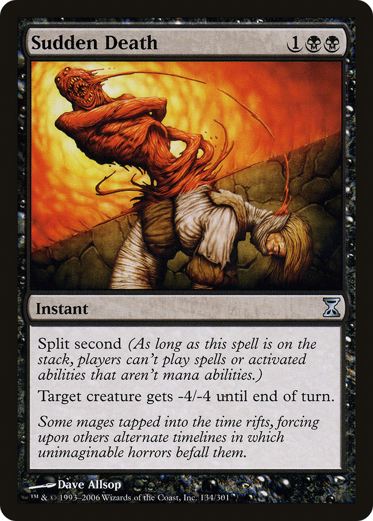 Sudden Death (TSP-134) - Time Spiral Foil - Premium MTG Single from Wizards of the Coast - Just $1.99! Shop now at Game Crave Tournament Store