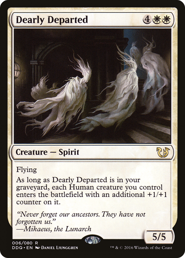 Dearly Departed (DDQ-006) - Duel Decks: Blessed vs. Cursed - Premium MTG Single from Wizards of the Coast - Just $0.25! Shop now at Game Crave Tournament Store