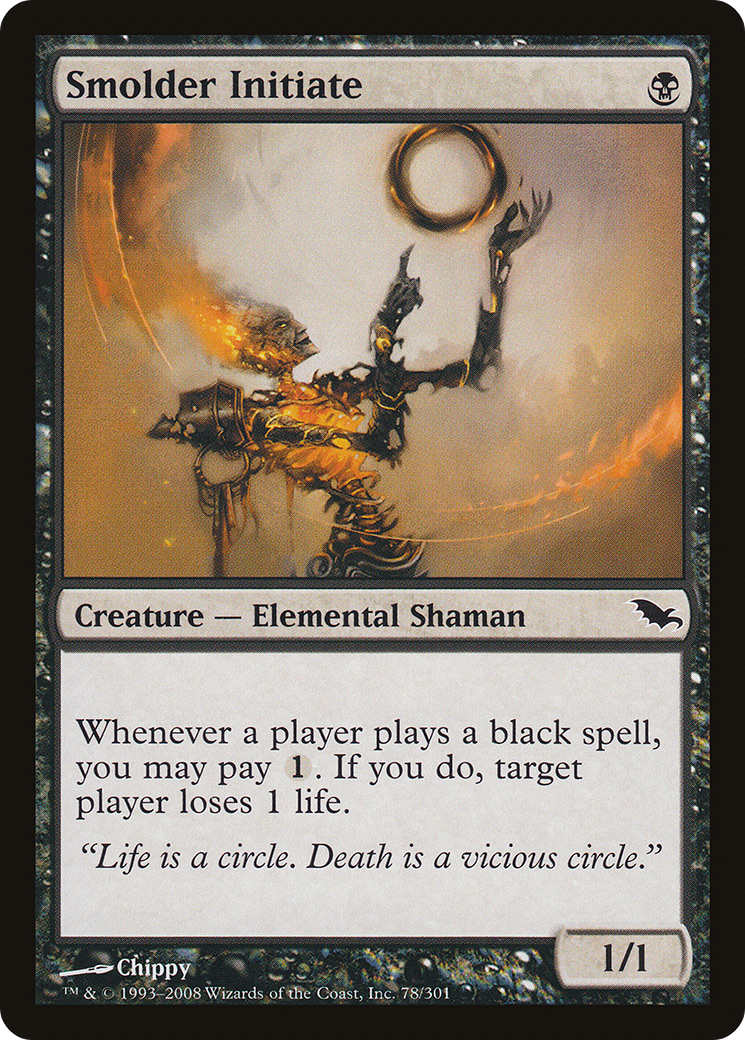Smolder Initiate (SHM-078) - Shadowmoor - Premium MTG Single from Wizards of the Coast - Just $0.08! Shop now at Game Crave Tournament Store