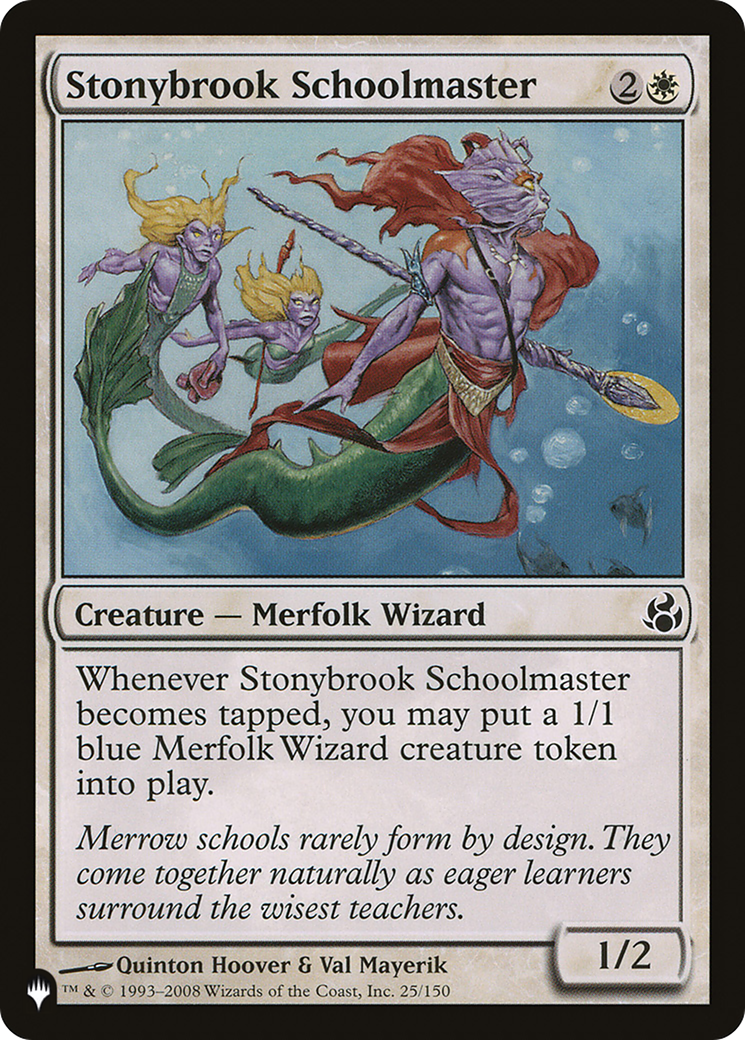 Stonybrook Schoolmaster (PLIST-353) - The List - Premium MTG Single from Wizards of the Coast - Just $0.08! Shop now at Game Crave Tournament Store