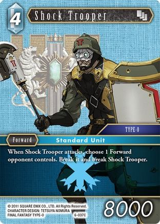 Shock Trooper (OPUS VI) - Premium Final Fantasy Single from Opus VI - Just $0.08! Shop now at Game Crave Tournament Store