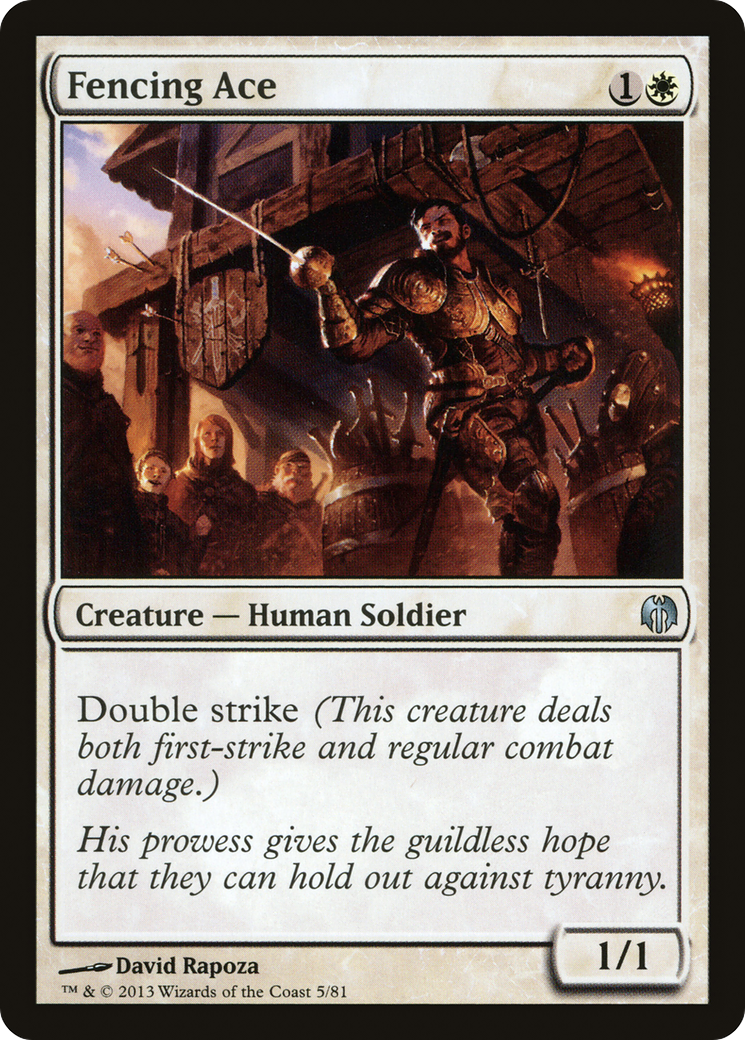 Fencing Ace (DDL-005) - Duel Decks: Heroes vs. Monsters - Premium MTG Single from Wizards of the Coast - Just $0.08! Shop now at Game Crave Tournament Store