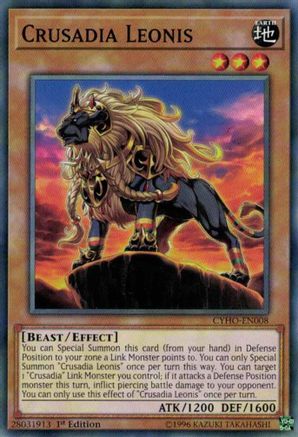 Crusadia Leonis (CYHO-EN008) - Cybernetic Horizon 1st Edition - Premium Yugioh Single from Konami - Just $0.25! Shop now at Game Crave Tournament Store