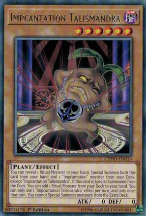 impcantation yugioh deck Game Crave Tournament Store - Impcantation Talismandra (CYHO-EN013)