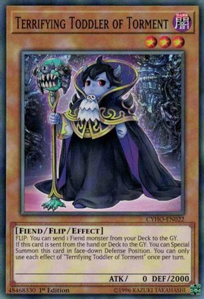 Terrifying Toddler of Torment (CYHO-EN022) - Cybernetic Horizon Unlimited - Premium Yugioh Single from Konami - Just $0.25! Shop now at Game Crave Tournament Store