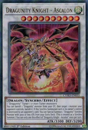 Dragunity Knight - Ascalon (CYHO-EN033) - Cybernetic Horizon Unlimited - Premium Yugioh Single from Konami - Just $0.87! Shop now at Game Crave Tournament Store