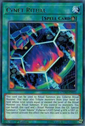 Cynet Ritual (CYHO-EN051) - Cybernetic Horizon 1st Edition - Premium Yugioh Single from Konami - Just $0.25! Shop now at Game Crave Tournament Store