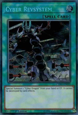 Cyber Revsystem (CYHO-EN059) - Cybernetic Horizon 1st Edition - Premium Yugioh Single from Konami - Just $2.50! Shop now at Game Crave Tournament Store