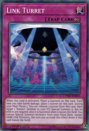 Link Turret (CYHO-EN070) - Cybernetic Horizon 1st Edition - Premium Yugioh Single from Konami - Just $0.08! Shop now at Game Crave Tournament Store