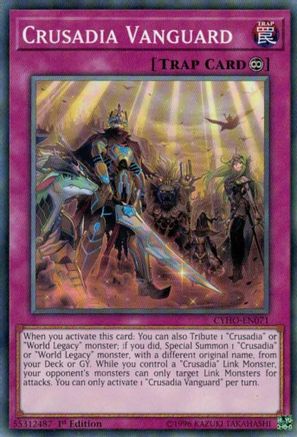 Crusadia Vanguard (CYHO-EN071) - Cybernetic Horizon Unlimited - Premium Yugioh Single from Konami - Just $0.25! Shop now at Game Crave Tournament Store