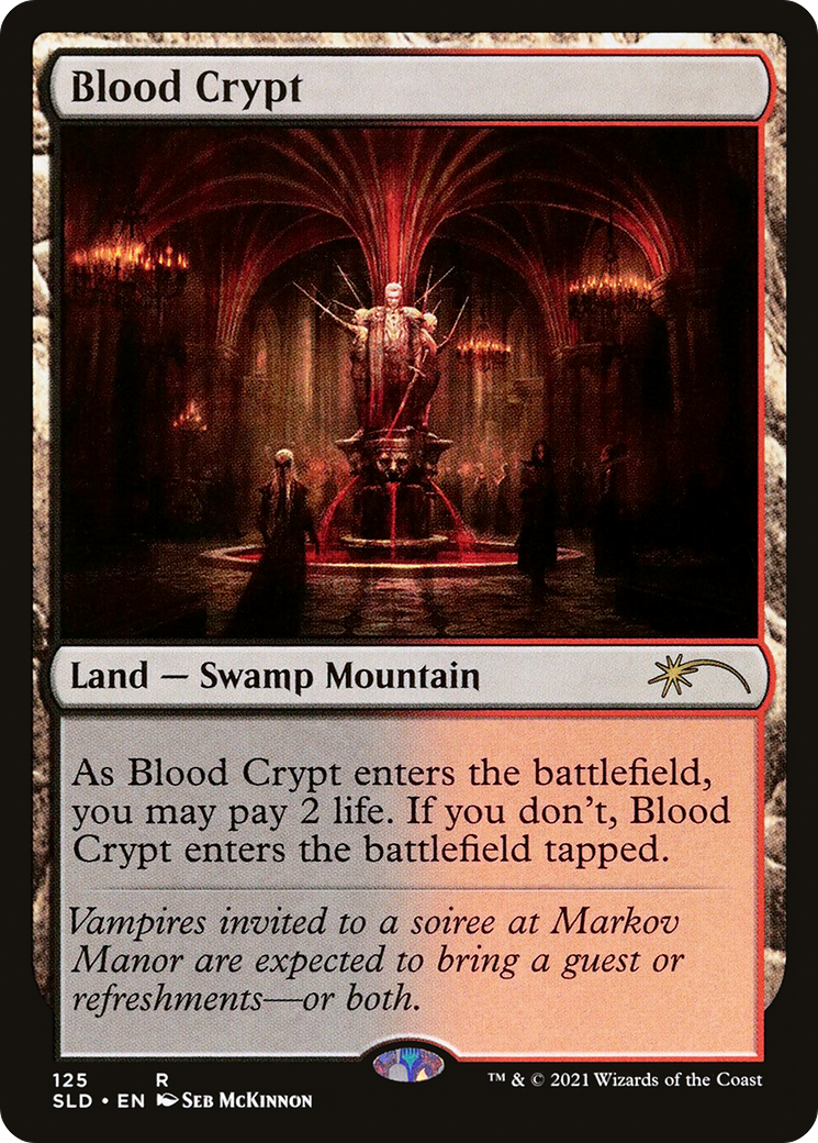Blood Crypt (SLD-125) - Secret Lair Drop - Premium MTG Single from Wizards of the Coast - Just $4.30! Shop now at Game Crave Tournament Store