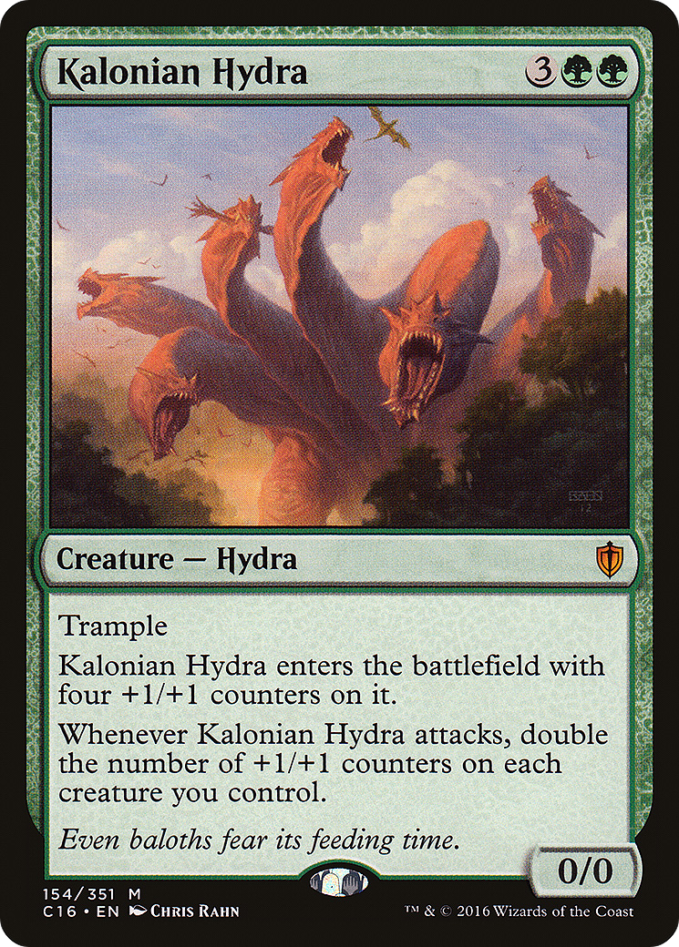 Kalonian Hydra (C16-154) - Commander 2016 - Premium MTG Single from Wizards of the Coast - Just $1.14! Shop now at Game Crave Tournament Store