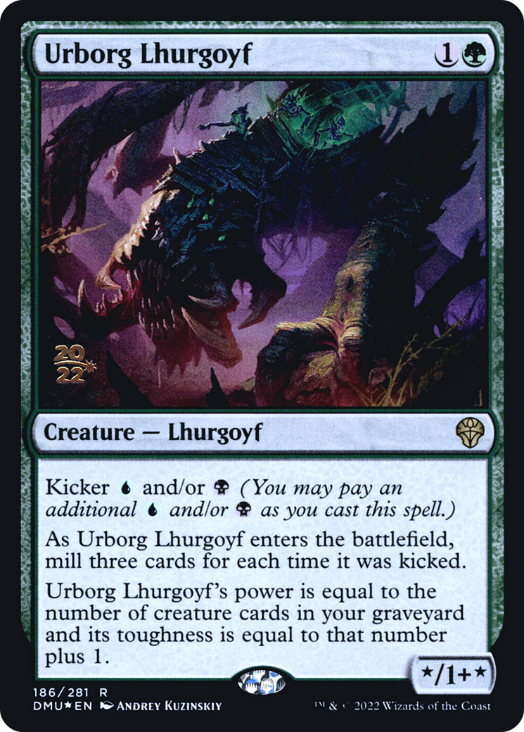 Urborg Lhurgoyf (PDMU-186S) - Dominaria United Promos Foil - Premium MTG Single from Wizards of the Coast - Just $0.46! Shop now at Game Crave Tournament Store