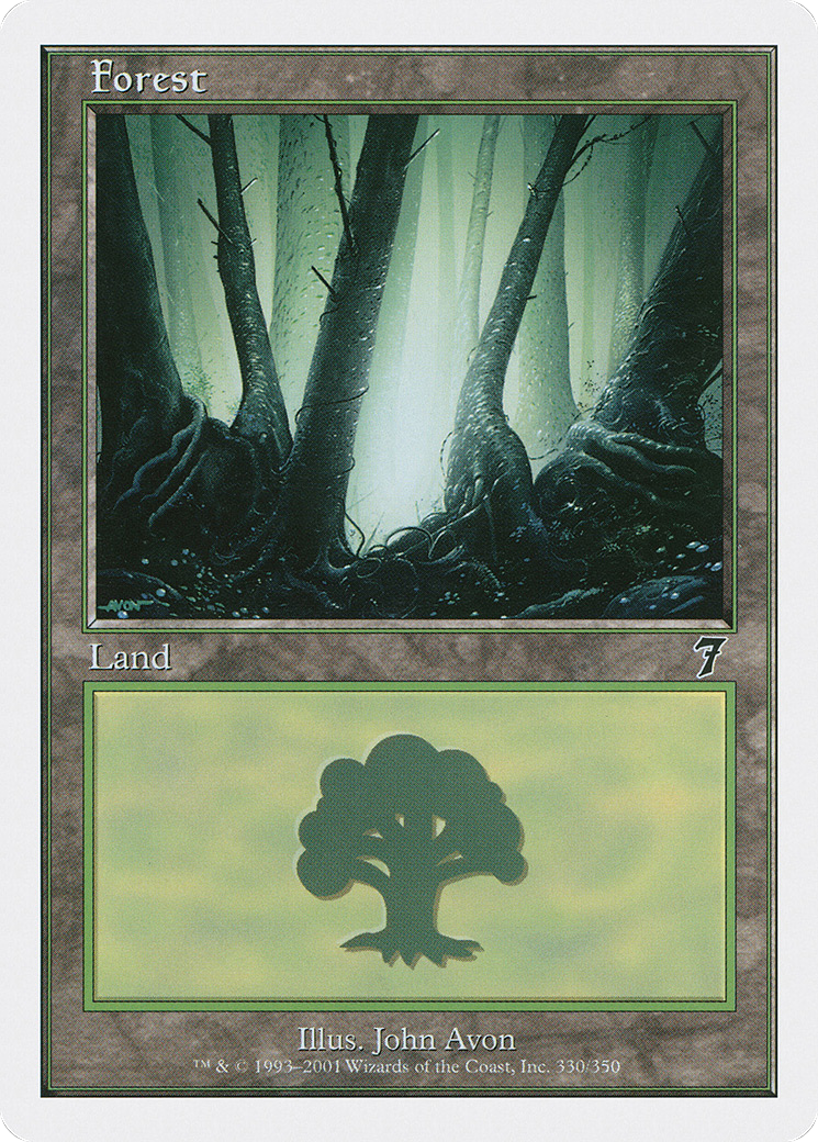 Forest (7ED-330) - Seventh Edition - Premium MTG Single from Wizards of the Coast - Just $0.45! Shop now at Game Crave Tournament Store