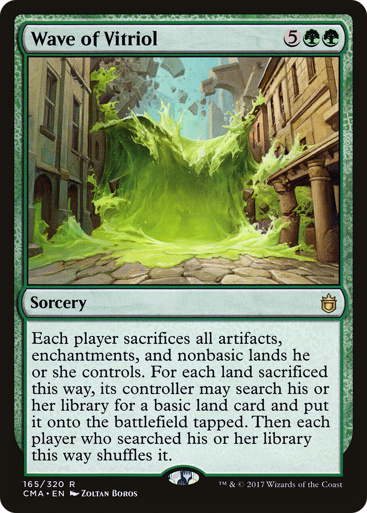 Wave of Vitriol (CMA-165) - Commander Anthology - Premium MTG Single from Wizards of the Coast - Just $0.37! Shop now at Game Crave Tournament Store