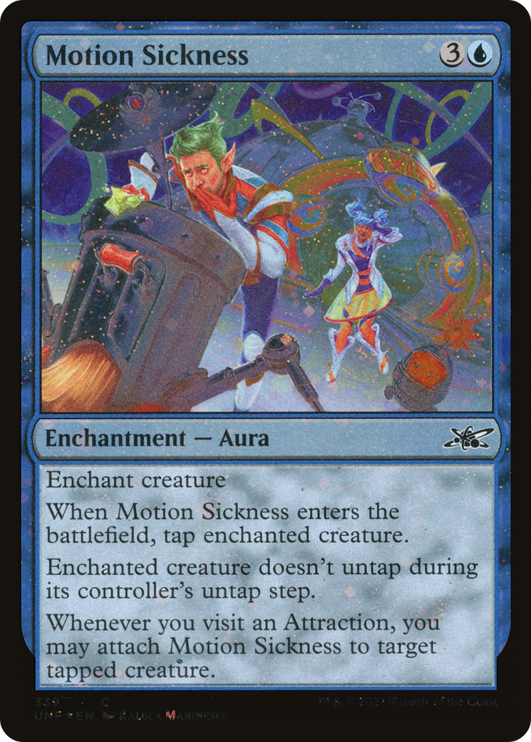 Motion Sickness (UNF-339) - Unfinity Foil - Premium MTG Single from Wizards of the Coast - Just $0.08! Shop now at Game Crave Tournament Store