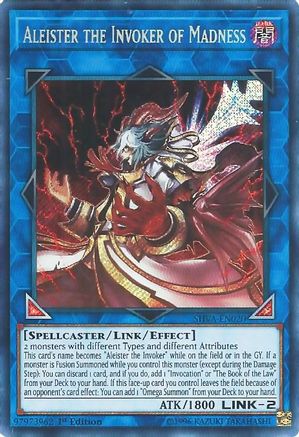 Aleister the Invoker of Madness (SHVA-EN020) - Shadows in Valhalla 1st Edition - Premium Yugioh Single from Konami - Just $1.17! Shop now at Game Crave Tournament Store
