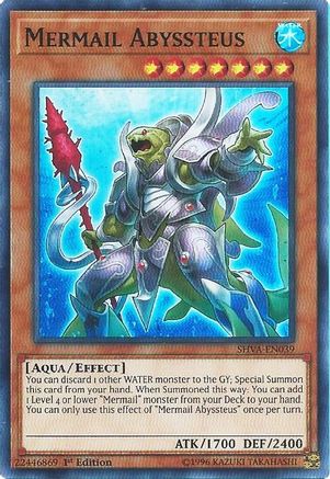 Mermail Abyssteus (SHVA-EN039) - Shadows in Valhalla 1st Edition - Premium Yugioh Single from Konami - Just $0.25! Shop now at Game Crave Tournament Store
