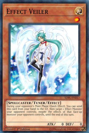 Effect Veiler (SDPL-EN017) - Structure Deck: Powercode Link 1st Edition - Premium Yugioh Single from Konami - Just $0.88! Shop now at Game Crave Tournament Store