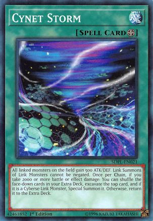 Cynet Storm (SDPL-EN021) - Structure Deck: Powercode Link 1st Edition - Premium Yugioh Single from Konami - Just $0.23! Shop now at Game Crave Tournament Store