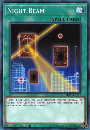 Night Beam (SDPL-EN022) - Structure Deck: Powercode Link 1st Edition - Premium Yugioh Single from Konami - Just $0.24! Shop now at Game Crave Tournament Store