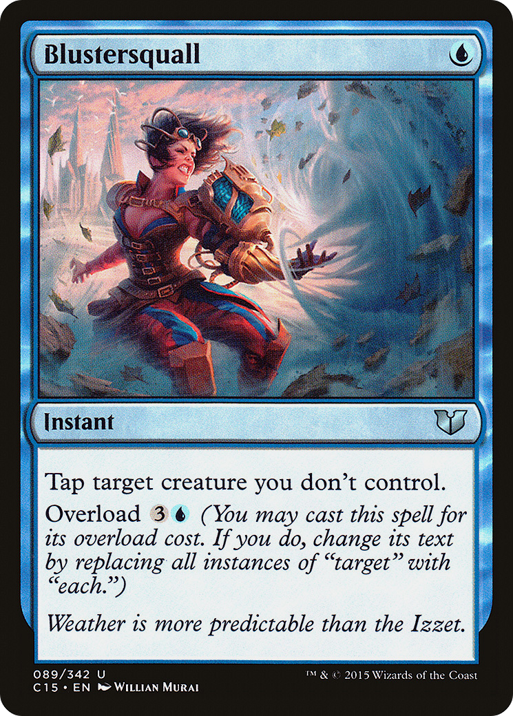 Blustersquall (C15-089) - Commander 2015 - Premium MTG Single from Wizards of the Coast - Just $0.36! Shop now at Game Crave Tournament Store