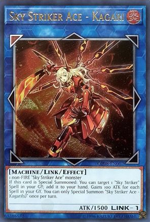 Sky Striker Ace - Kagari (OP08-EN002) - OTS Tournament Pack 8 Unlimited - Premium Yugioh Single from Konami - Just $79.94! Shop now at Game Crave Tournament Store