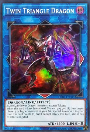 Twin Triangle Dragon (OP08-EN006) - OTS Tournament Pack 8 Unlimited - Premium Yugioh Single from Konami - Just $0.30! Shop now at Game Crave Tournament Store