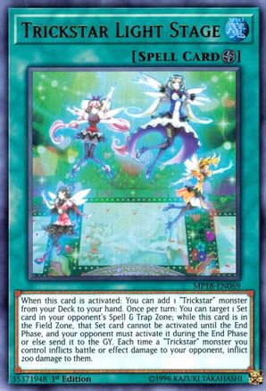 Trickstar Light Stage (MP18-EN069) - 2018 Mega-Tins Mega Pack 1st Edition - Premium Yugioh Single from Konami - Just $0.82! Shop now at Game Crave Tournament Store