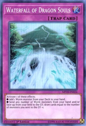 Waterfall of Dragon Souls (MP18-EN024) - 2018 Mega-Tins Mega Pack 1st Edition - Premium Yugioh Single from Konami - Just $0.28! Shop now at Game Crave Tournament Store