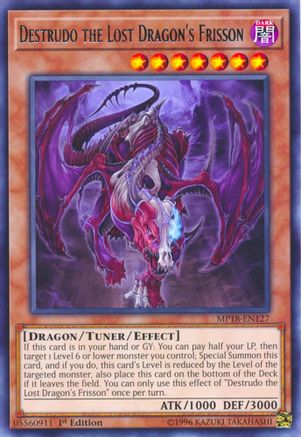 Destrudo the Lost Dragon's Frisson (MP18-EN127) - 2018 Mega-Tins Mega Pack 1st Edition - Premium Yugioh Single from Konami - Just $0.69! Shop now at Game Crave Tournament Store