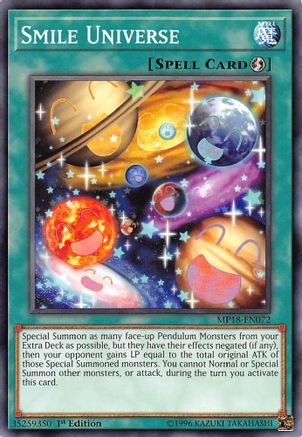 Smile Universe (MP18-EN072) - 2018 Mega-Tins Mega Pack 1st Edition - Premium Yugioh Single from Konami - Just $0.25! Shop now at Game Crave Tournament Store