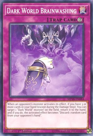 Dark World Brainwashing (MP18-EN084) - 2018 Mega-Tins Mega Pack 1st Edition - Premium Yugioh Single from Konami - Just $0.25! Shop now at Game Crave Tournament Store