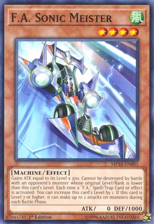 F.A. Sonic Meister (MP18-EN091) - 2018 Mega-Tins Mega Pack 1st Edition - Premium Yugioh Single from Konami - Just $0.25! Shop now at Game Crave Tournament Store