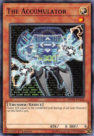 The Accumulator (MP18-EN120) - 2018 Mega-Tins Mega Pack 1st Edition - Premium Yugioh Single from Konami - Just $0.25! Shop now at Game Crave Tournament Store