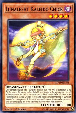 Lunalight Kaleido Chick (MP18-EN164) - 2018 Mega-Tins Mega Pack 1st Edition - Premium Yugioh Single from Konami - Just $0.31! Shop now at Game Crave Tournament Store