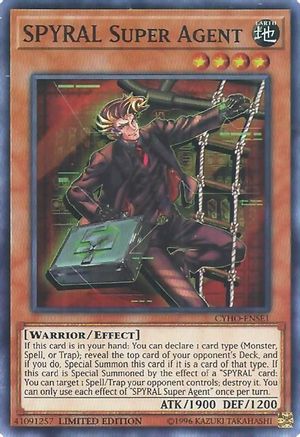 SPYRAL Super Agent (CYHO-ENSE1) - Cybernetic Horizon Limited - Premium Yugioh Single from Konami - Just $0.25! Shop now at Game Crave Tournament Store